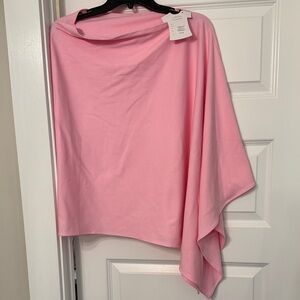 NWT Necessitees Pink Poncho Wrap